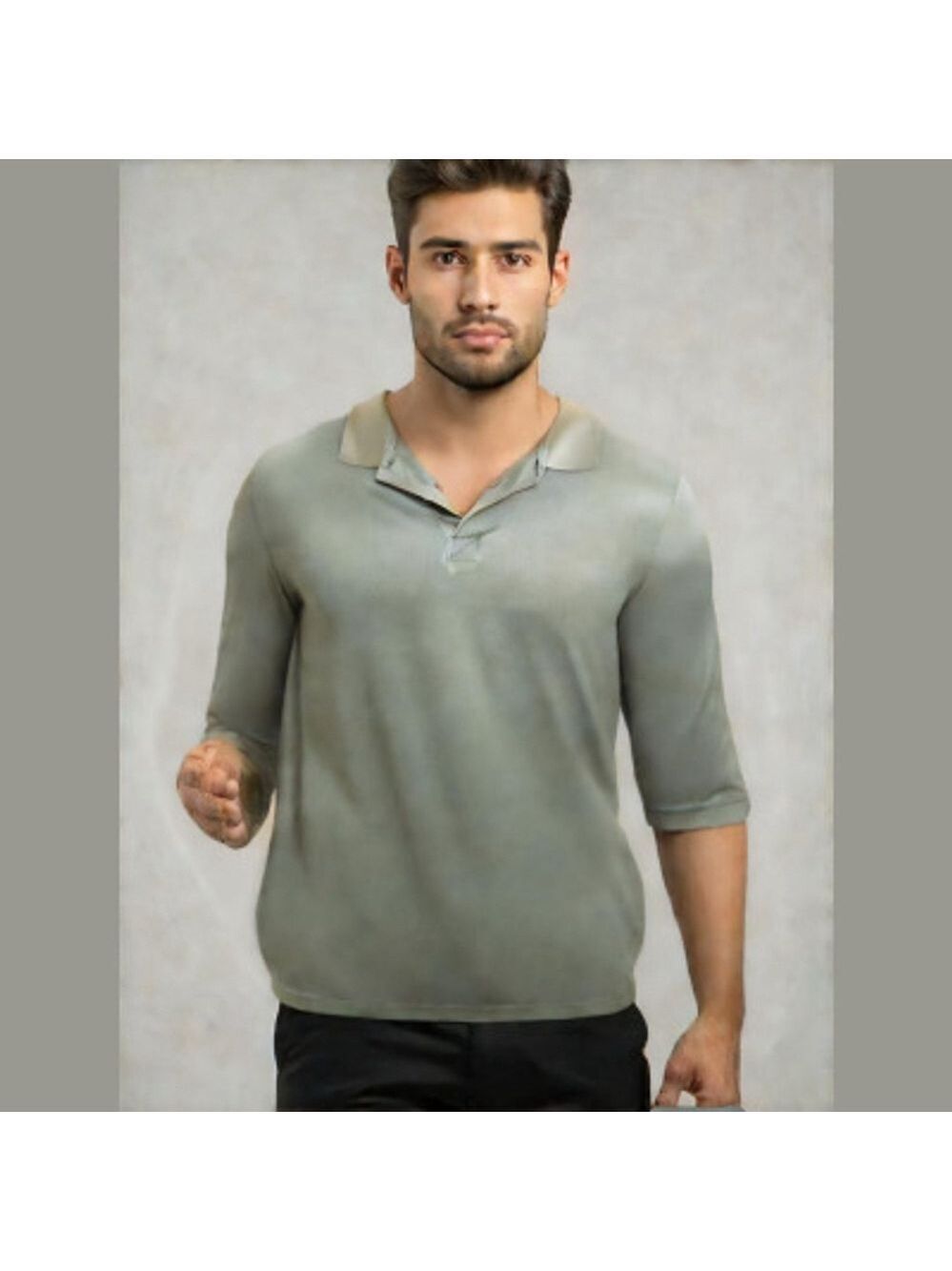 Bass Mens Polo Shirt, XL, Sage Green